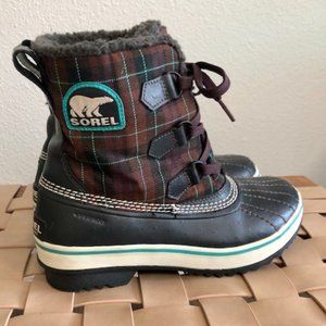 Sorel Plaid Snow Boot